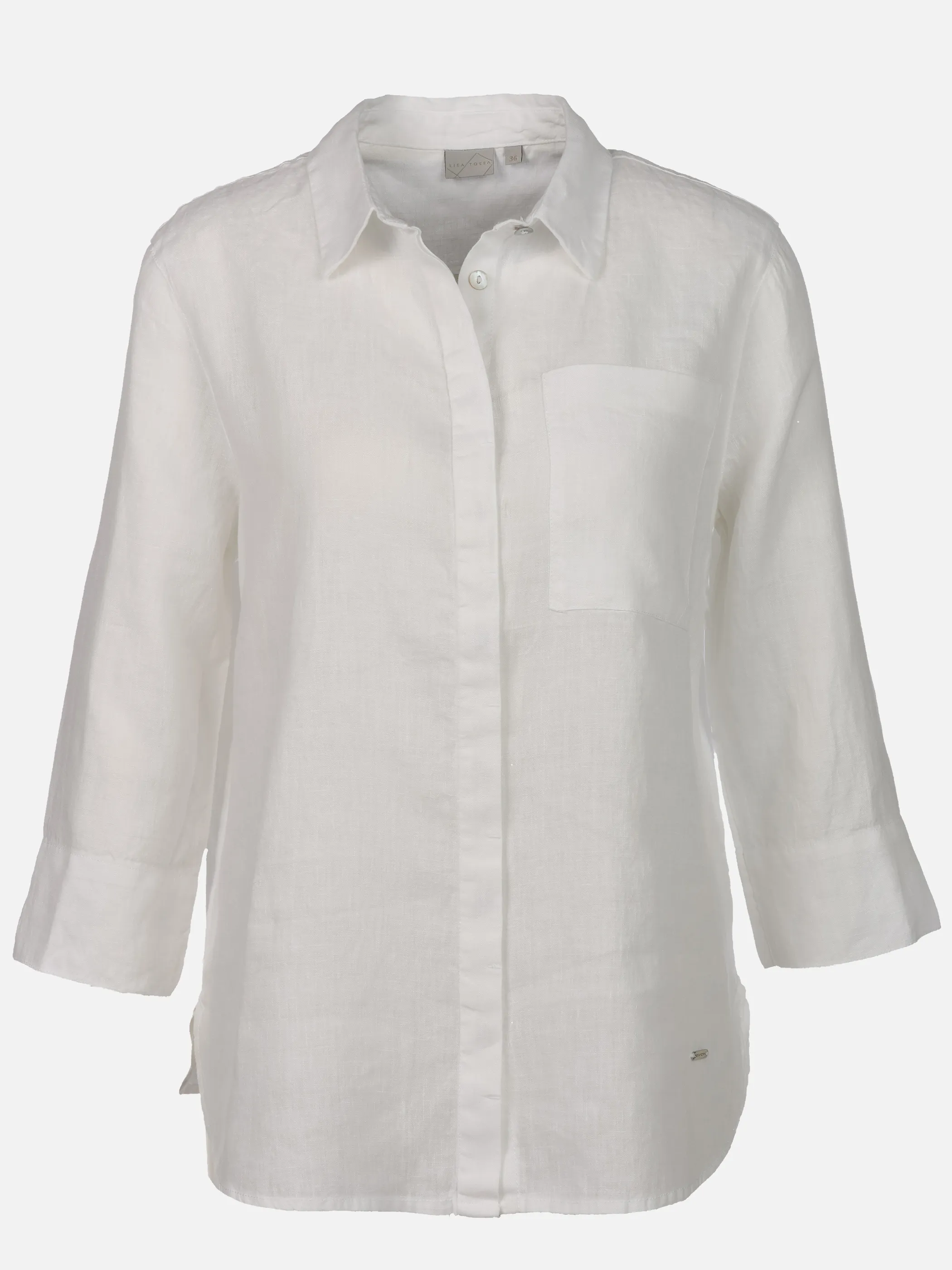 Lisa Tossa Da-Leinenbluse Weiß 921020 WHITE 1